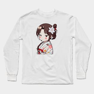 Anime style sticker Long Sleeve T-Shirt